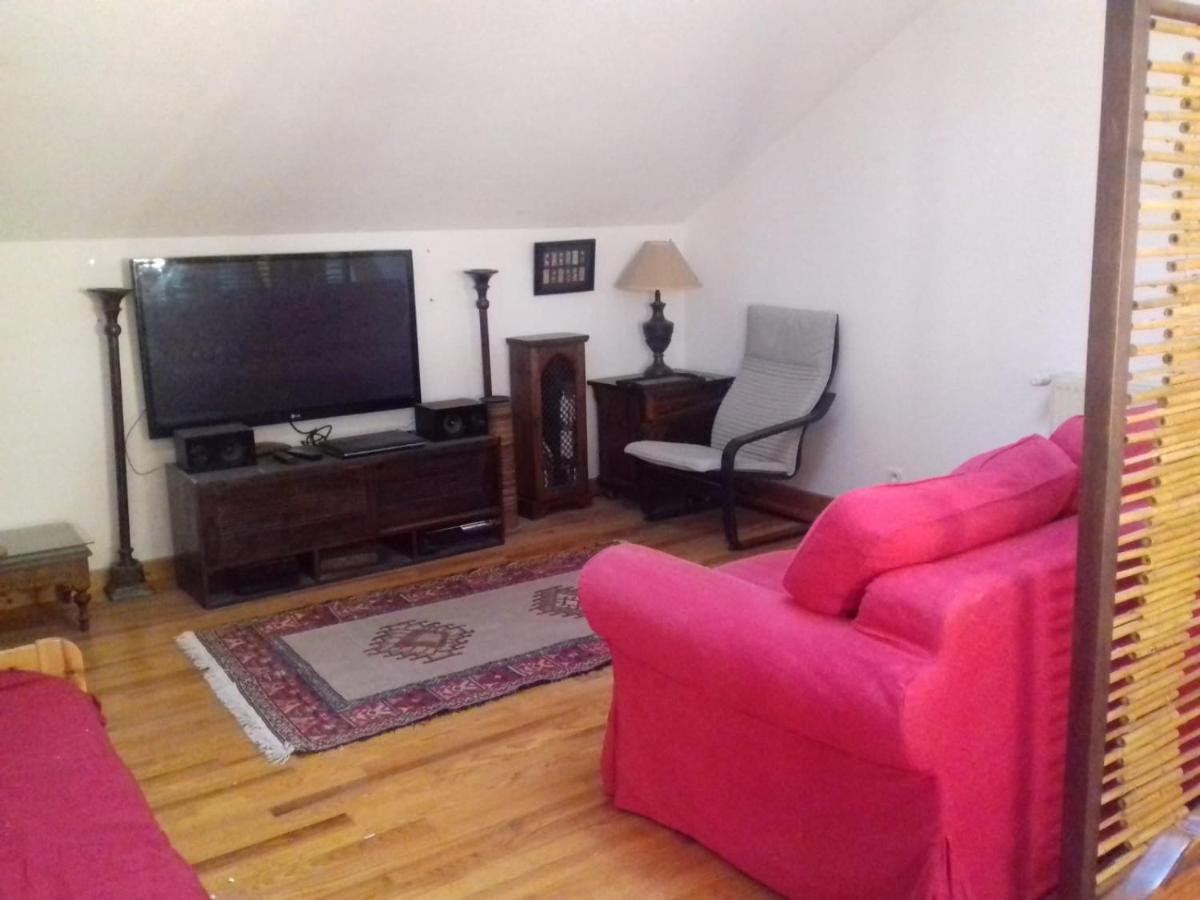 Appartement En Loft 50M2 Dans Maison Avec Chambre En Mezzanine Et Canapes Lits Dans Salon 圣皮耶尔德沙尔特勒斯 外观 照片